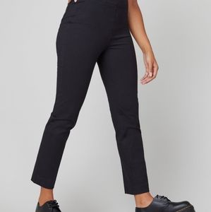 SPANX On-the-Go Ankle Slim Straight PantClassic Black / Petite / XL